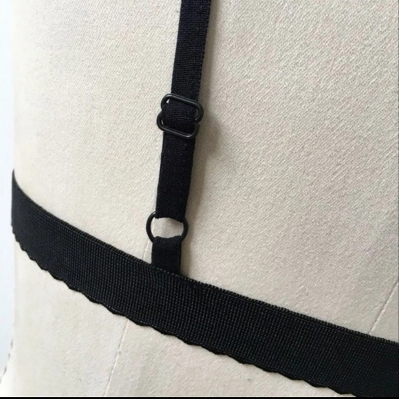 Sexy Black Lace Strappy Bralette - Picture 7 of 7